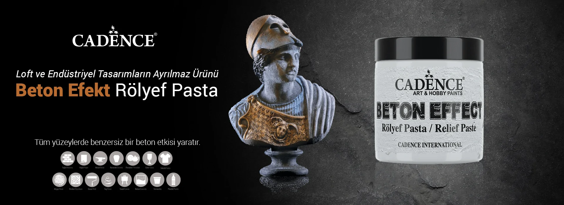 Cadence Beton Efekt Boyası Cadence Beton Efekt Boyası